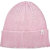 Hurley Womens Beanie Hats for Women - 100% Cotton Beanies Fixed Cuff Soft Lightweight Ribbed Knit Medium Fit Beanie for Women