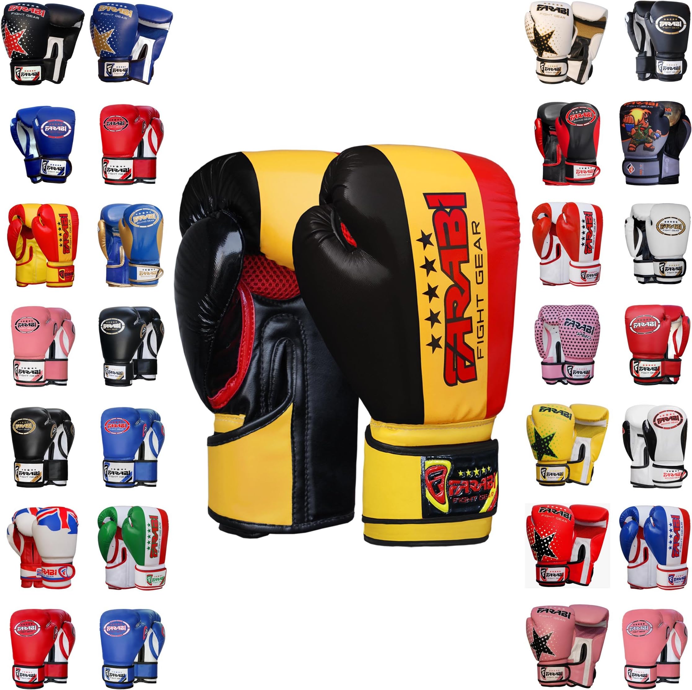 FARABI Boxing Gloves Kids Junior Muay Thai Kick Boxing Training MMA Punching Bag