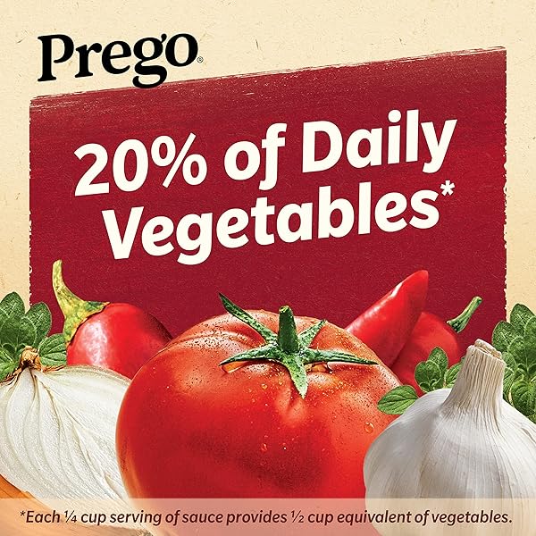 PREGO BOLD AND SPICY PIZZA SAUCE, 14 OZ JAR