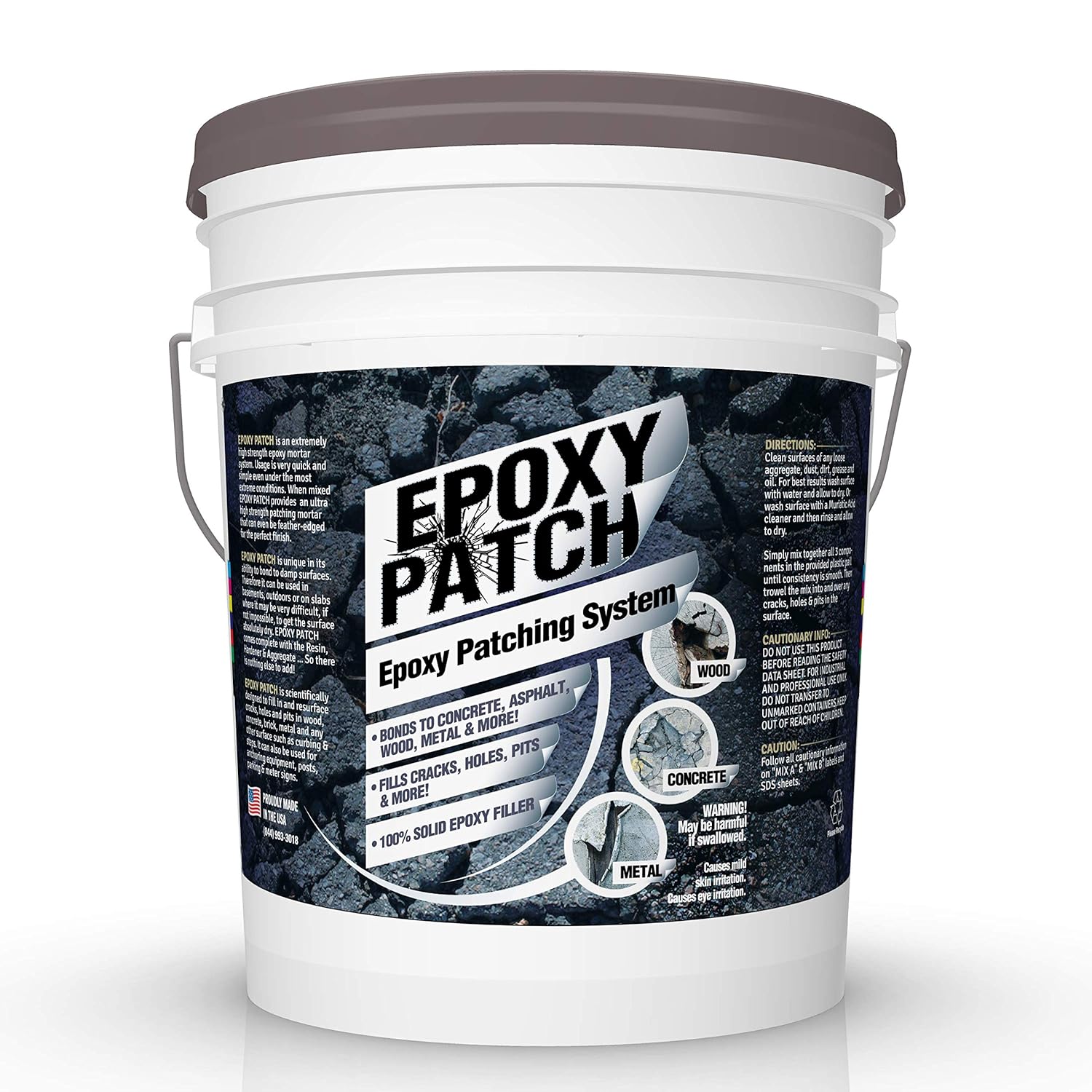 3 Part EPOXY Mortar Patching System Contains Resin, Hardener