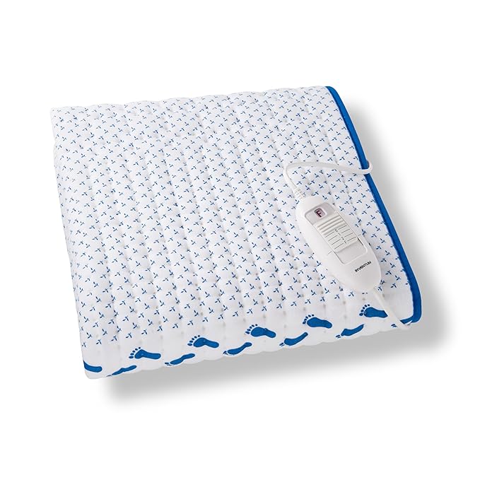 Inventum 150 x 80 cm Single ExtraLarge Deluxe Electric Under Blanket with Separate Foot Warmth