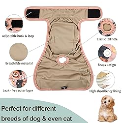 Grecle Dog Diapers Female(3 Pack) - No Leak