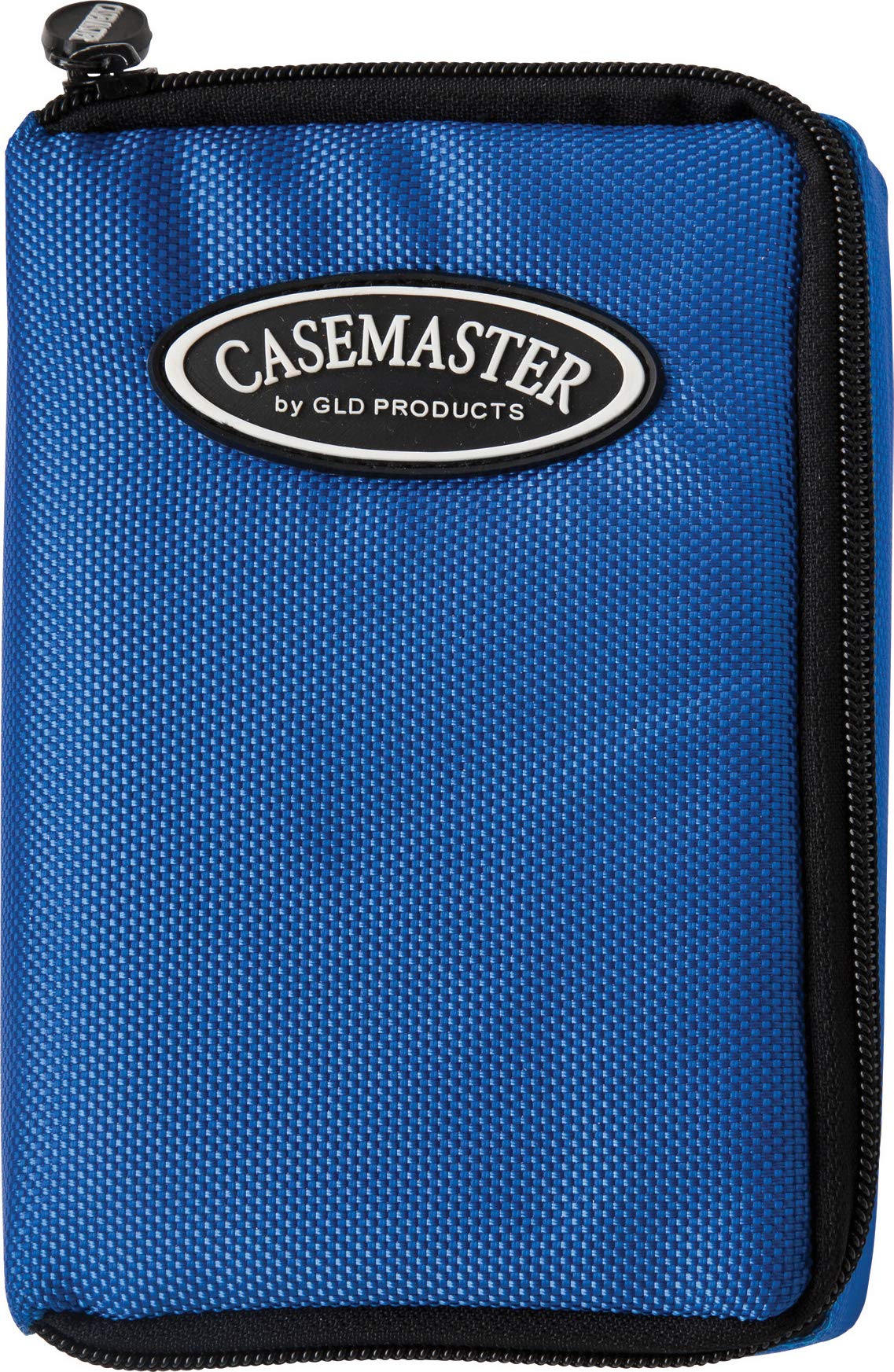 Casemaster Select Nylon Steel and Soft Tip Dart and Accessory Case, Holds 3 Darts, Foam Cushion Allows Flights to be Stored Open without being Crushed,Blue