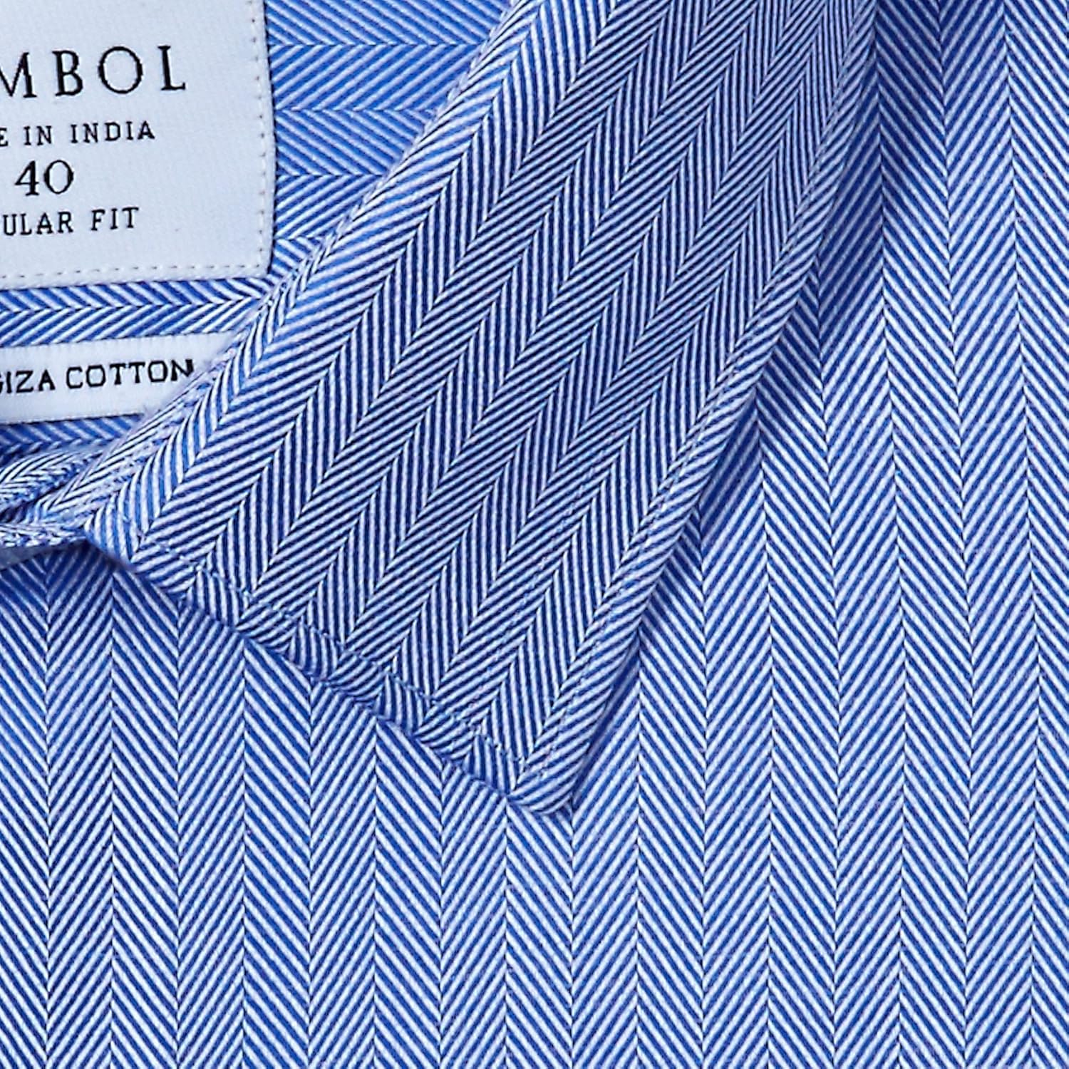 symbol amazon brand men's formal premium dobby regular fit shirt