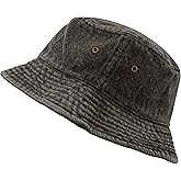 The Hat Depot Cotton Bucket Hat for Men &amp; Women, Soft &amp; Packable Sun Hat | Fishing, Golf &amp; Hiking, Beach &amp; Travel, Lightweight Comfort, Breathable Fabric, Classic Unisex Style