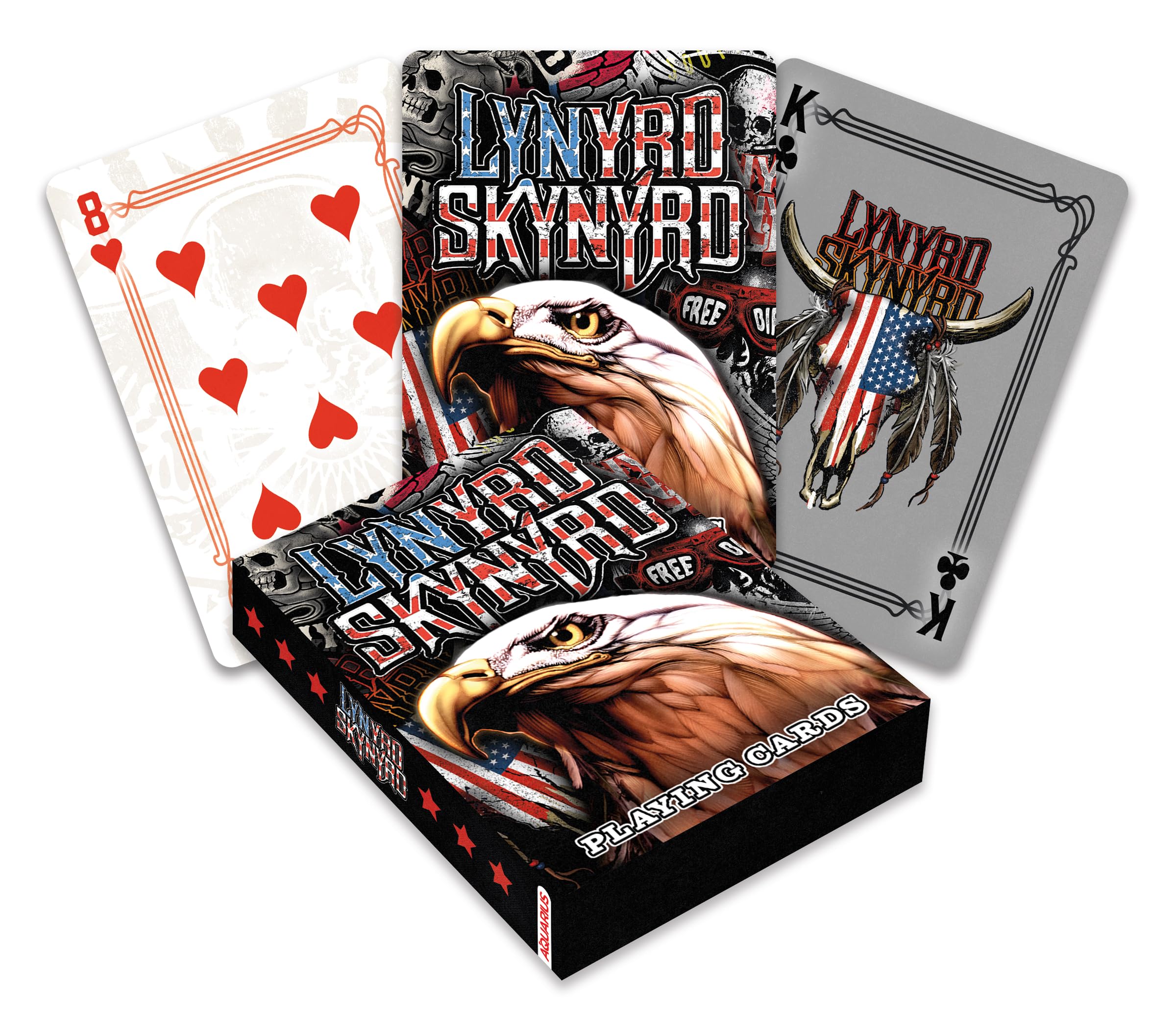 AQUARIUS Lynyrd Skynyrd Playing Cards - Lynyrd Skynyrd Themed Deck for Family Games - Officially Licensed Merchandise & Collectibles