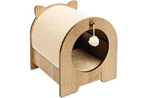 Catit Vesper 52101, Minou Bench Scratcher, One Size, Beige, Cat Scratcher Bed, Cat Scratching Board, Sisal