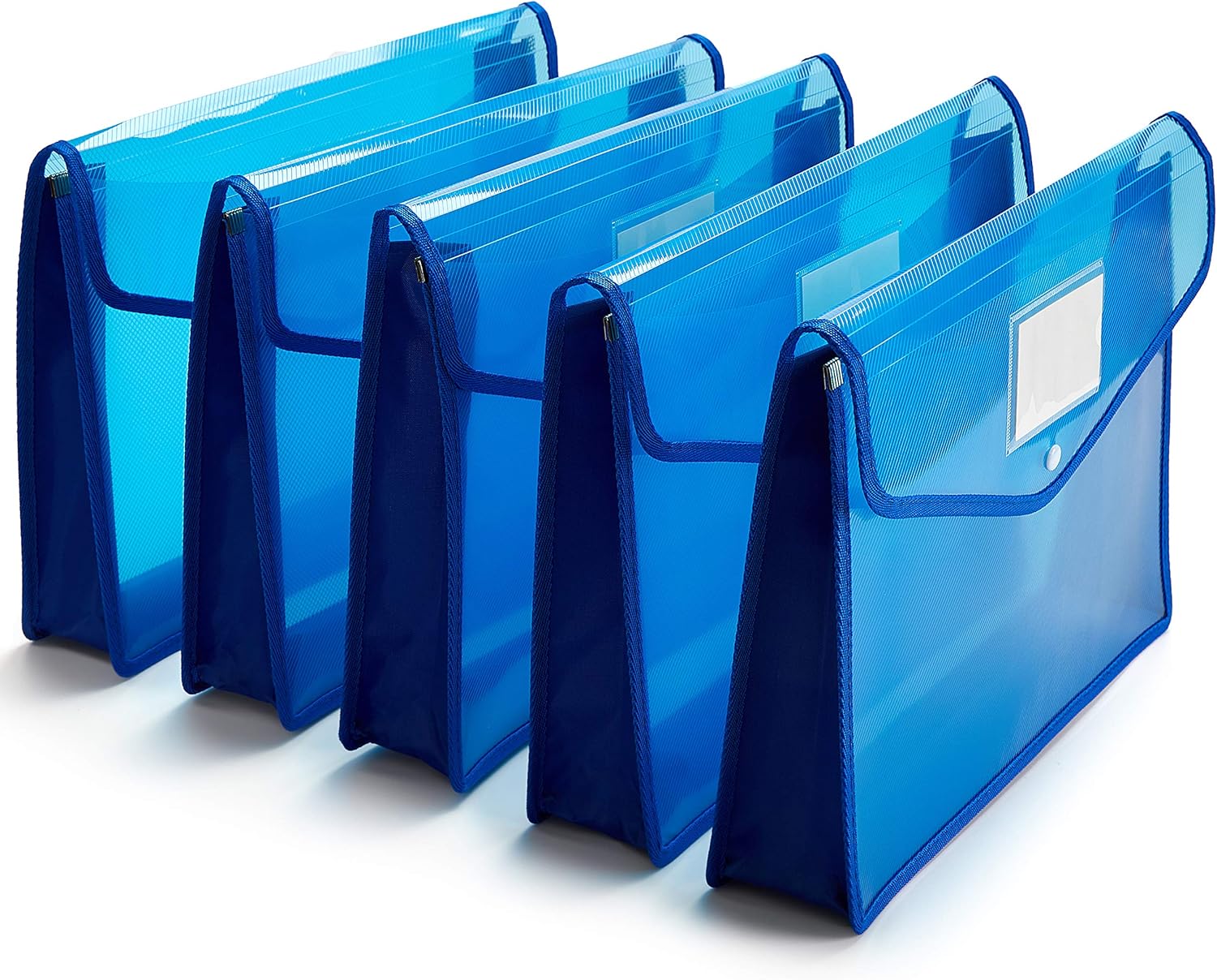 FANWU Plastic Wallet Folder Envelope Poly Envelope Expandable File Wallet Document