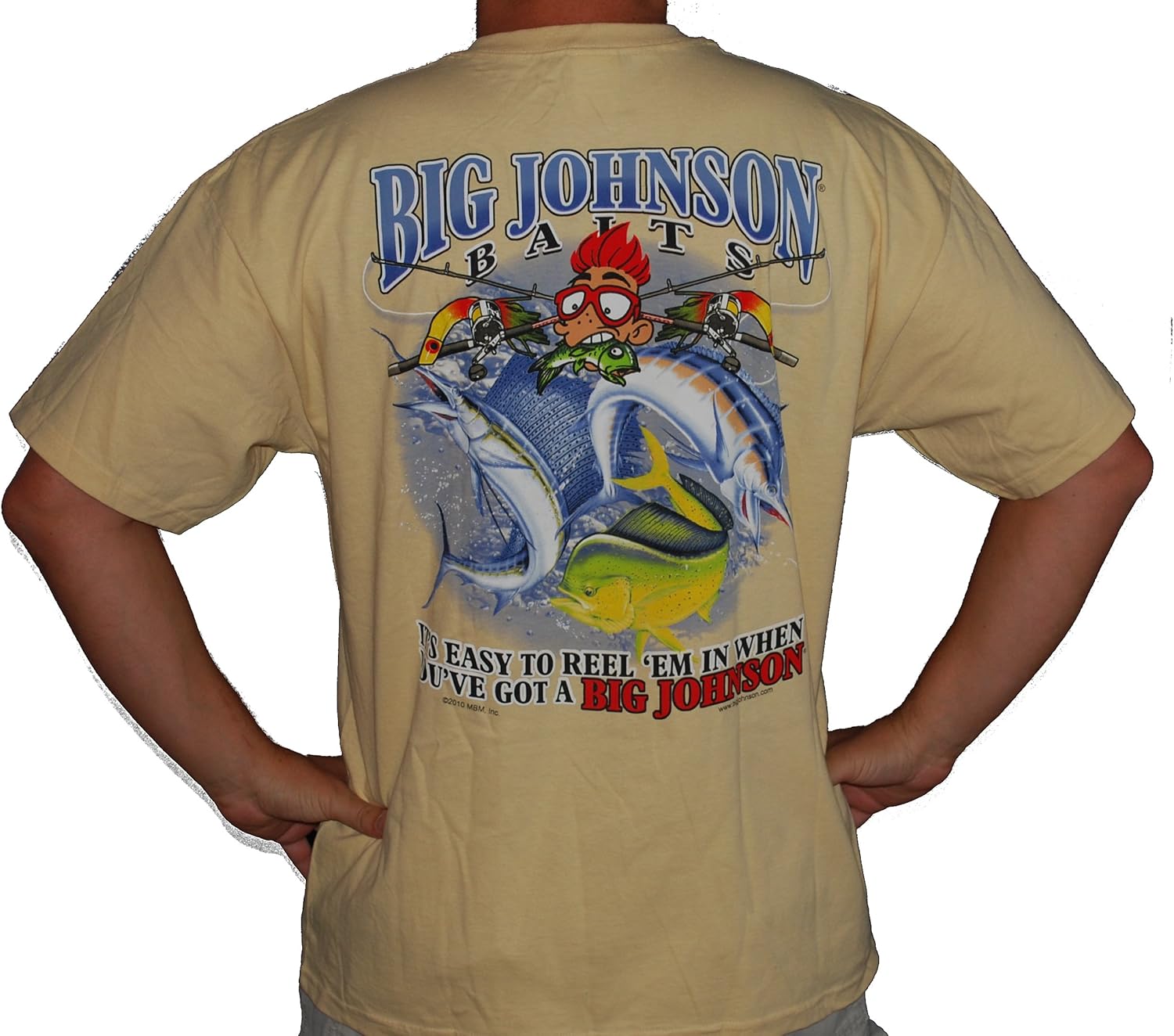 Big Johnson Angeln Koder T Shirt Herren Jungen Gelb Amazon De Sport Freizeit