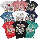 Custom Magical Family Vacation Matching Shirts, Personalized Mouse Ear Magic Kingdom Trip Outfit, Birthday Tee for Groups