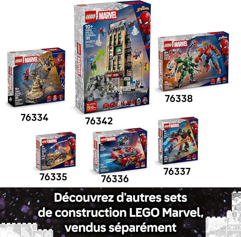 ǀ Marvel Groot en Tenue de Ravageur - Figurine - Jouet Collector de Super-Héros - Jolie Décoration pour Chambre ou Bureau - Cadeau d'anniversaire pour Garçon ou Fans dès 10 Ans 76341