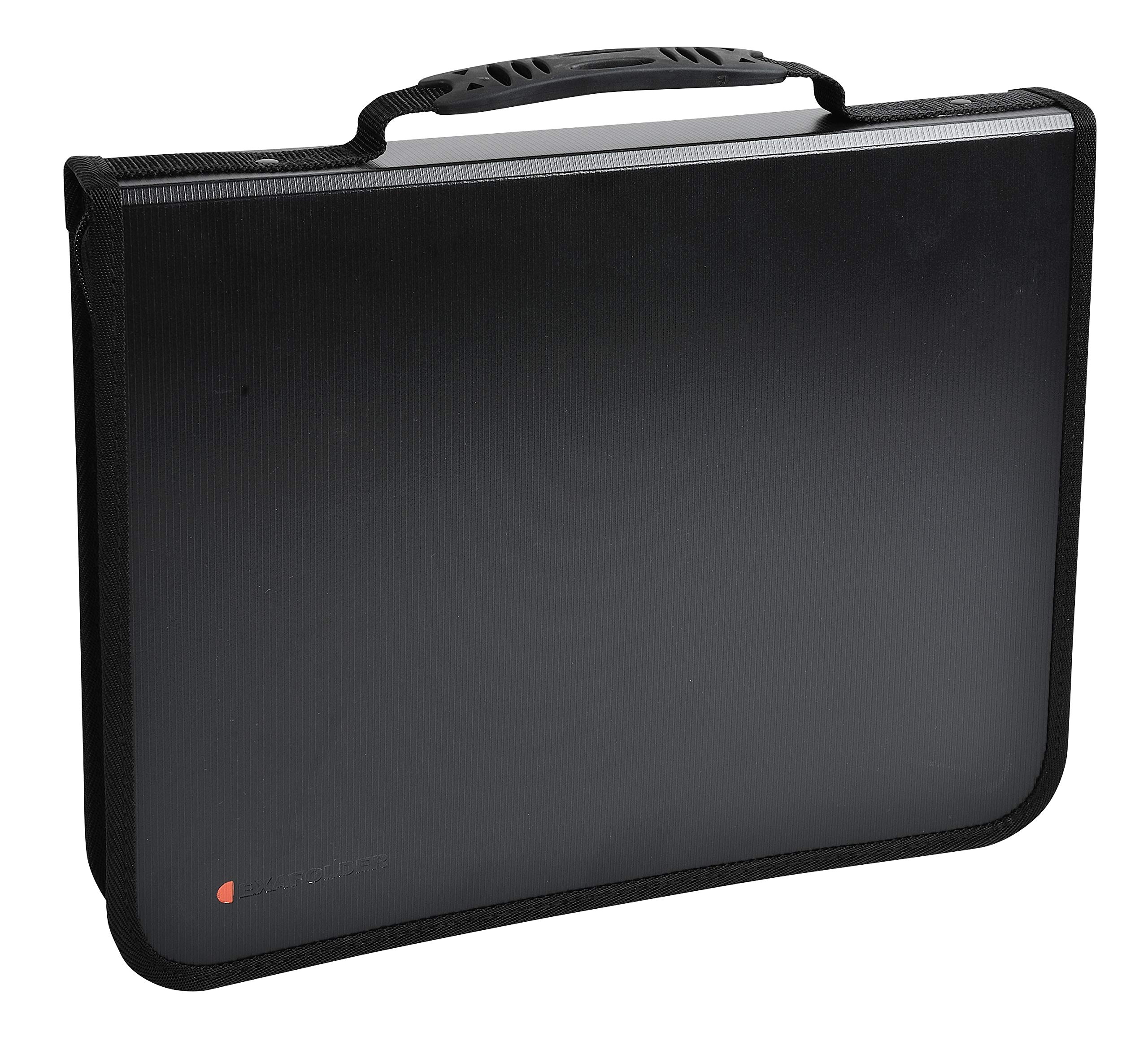 Exacompta - Ref 55634E - Exactive - PP Conference Folder - 270 x 360 x 50mm in Size, Suitable for A4 Documents, 2mm Recycled Polypropylene, Zip Closure - Black