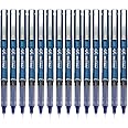 Pilot, Precise V7, Capped Liquid Ink Rolling Ball Pens, Fine Point 0.7 mm, Blue, Pack of 14