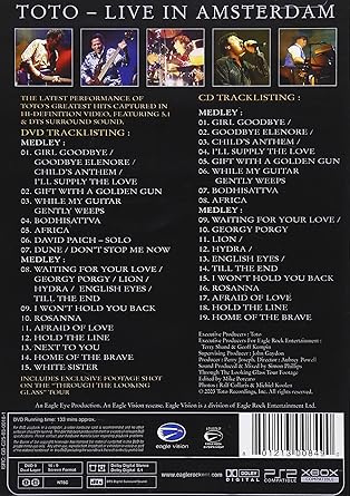 Amazon Com Toto Live In Amsterdam Dvd Cd Collector S Edition Toto Movies Tv