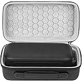 Geekria Shield Speaker Case Compatible with Bose Soundlink Plus Portable Bluetooth Speaker, Replacement Protective Hard Shell Travel Carrying Bag (Dark Grey)
