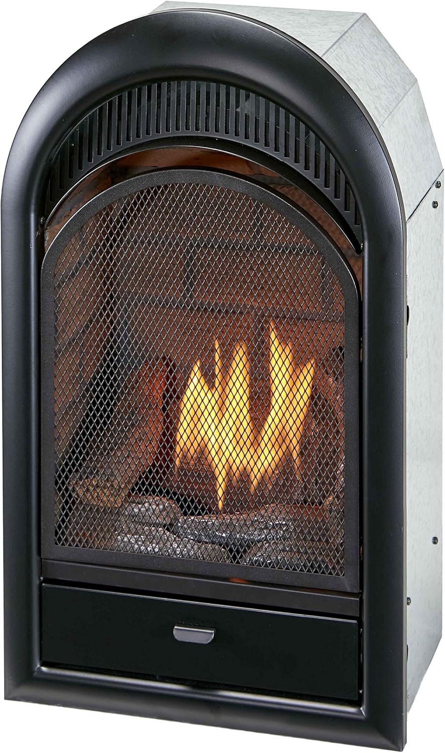 small wall mounted gas fireplace on Amazon Com Bluegrass Living B100tp Vent Free Propane Gas Fireplace Insert 10 000 Btu T Stat Control Black Home Kitchen