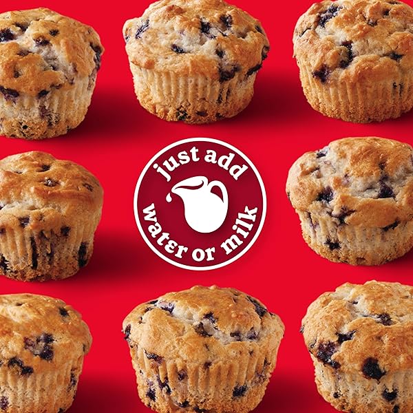 BETTY CROCKER BATCHABLES BLUEBERRY MUFFIN MIX, MIX AND BAKE 4 TO 12 PER BATCH, 28 OZ.