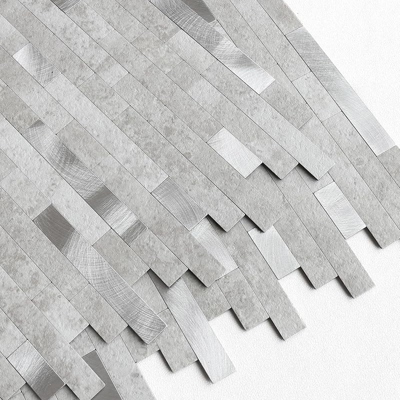 M MOFIT 3D Brick Marble Peel and Stick Tile Waterproof Kitchen Bathroom Decor