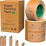 Pandabode Kraft Paper Packing Tape 48mm x 50m Brown 1/3/6/12 Pack