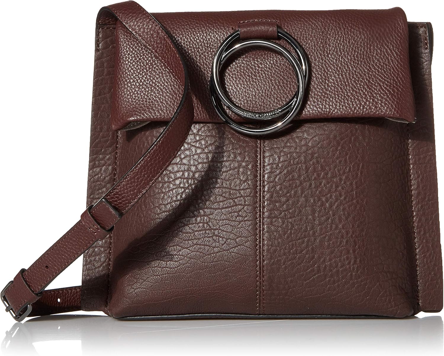 Vince Camuto Livy Large Crossbody, Black Cherry Handbags