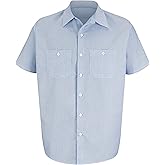 Red Kap Mens Short Sleeve Enhanced Visibility Work ShirtShirt