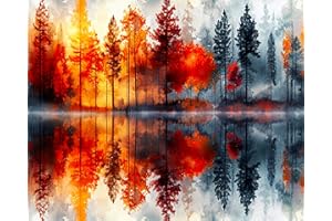 igoodom Paint by Numbers Kit for Adults – Landscape Adult Paint-by-Number on Canvas, DIY Acrylic Painting Set for Home Decor, 16x20in