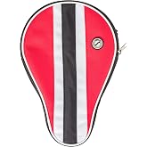 STIGA Ping Pong Paddle Cover &ndash; Padded Table Tennis Racket Case with Heavy-Duty Vinyl Construction, Zipper Closure, Reinforced Edge Protection for Travel and Storage