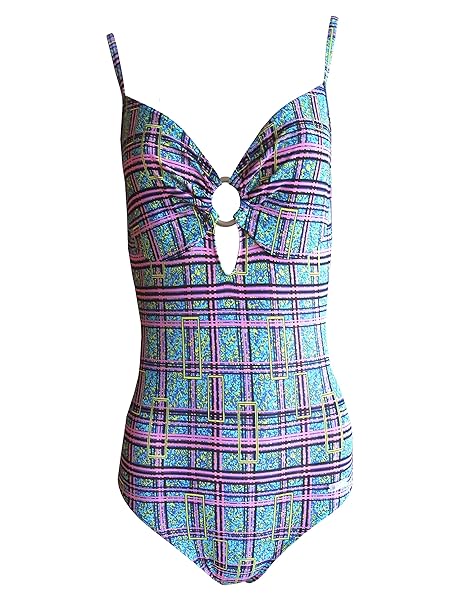 Solar Tan Thru Bügel-Badeanzug 7431383 in blau oder rot