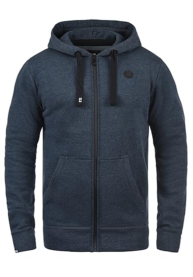 !Solid Bene Zip Herren Sweatjacke Kapuzenjacke Hoodie Mit Kapuze Reißverschluss Und Fleece-Innenseite