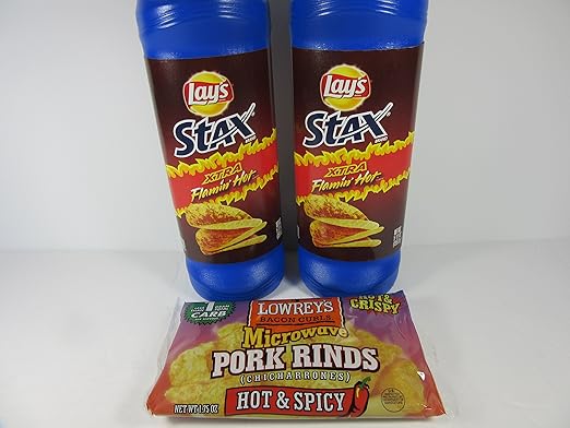 Lay de extra Flamin Hot patatas fritas chips (2pk) 5.5oz ...