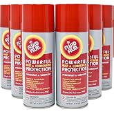 Fluid Film Rust &amp; Corrosion Protection, Metal Surface Penetrant &amp; Lubricant, Marine, Automotive, Industrial, Home, 11.75 Oz Aerosol Spray (Pack of 6)