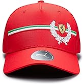 PUMA Unisex Scuderia Ferrari Italian Hat - Red - One Size