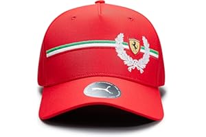 PUMA Unisex Scuderia Ferrari Italian Hat - Red - One Size