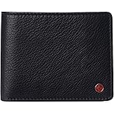 Alpine Swiss Connor Executive Bifold Wallet | Business Passcase for Men | Premium Leather | Dual ID Windows | RFID Blocking | Gift Box Included Soft Nappa Black