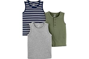Simple Joys by Carter's Boys 3-Pack Muscle Tank TopsBaby and Toddler Tank Top