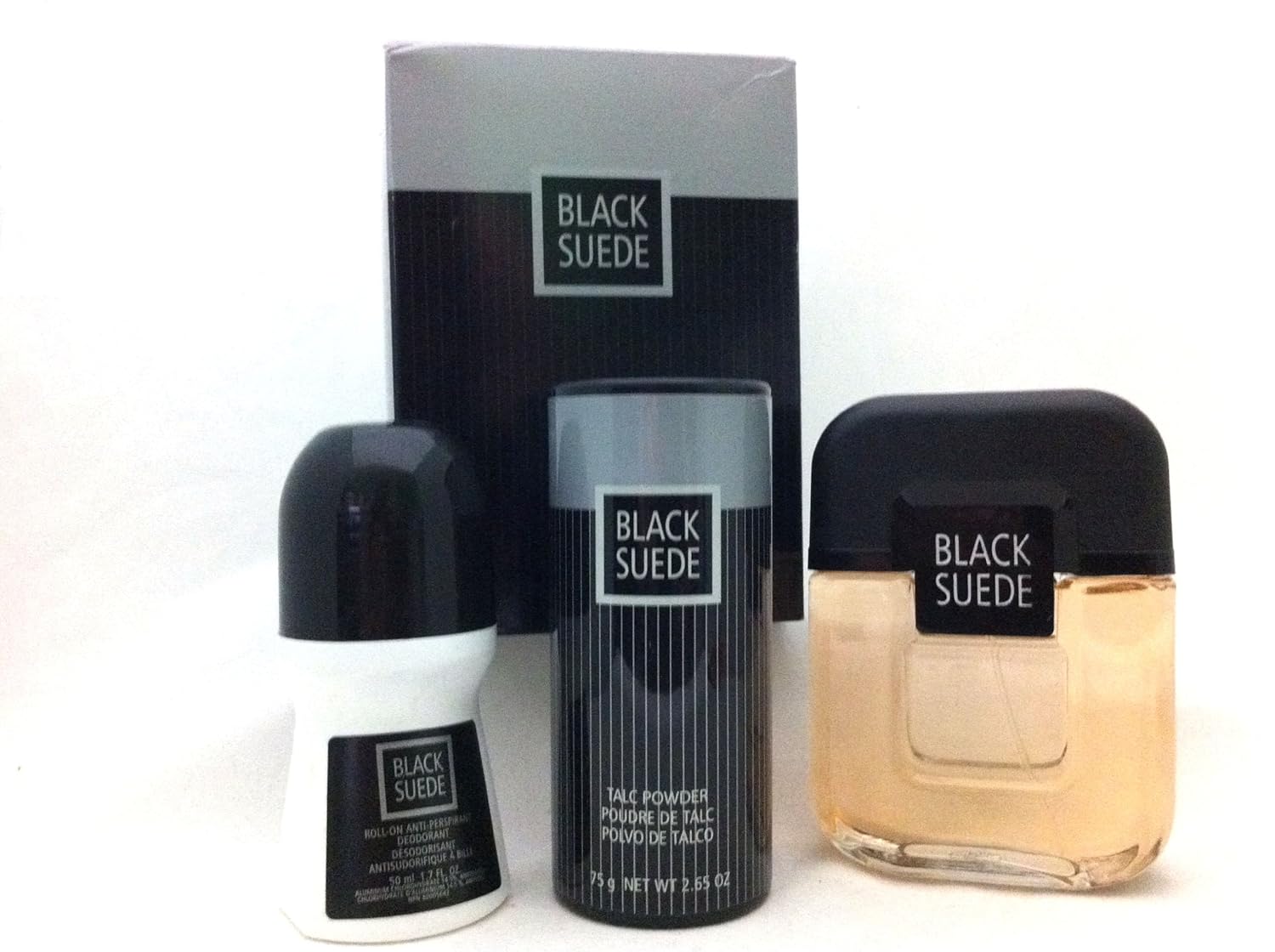 Black Suede Cologne 3 piece Gift Set By Avaon Beauty