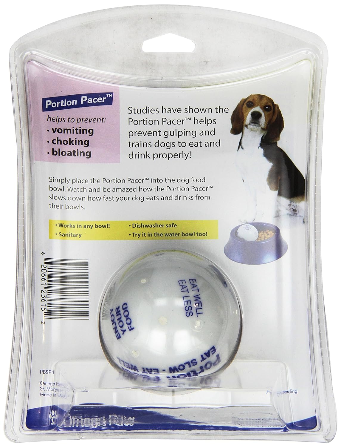 portion pacer ball for dogs