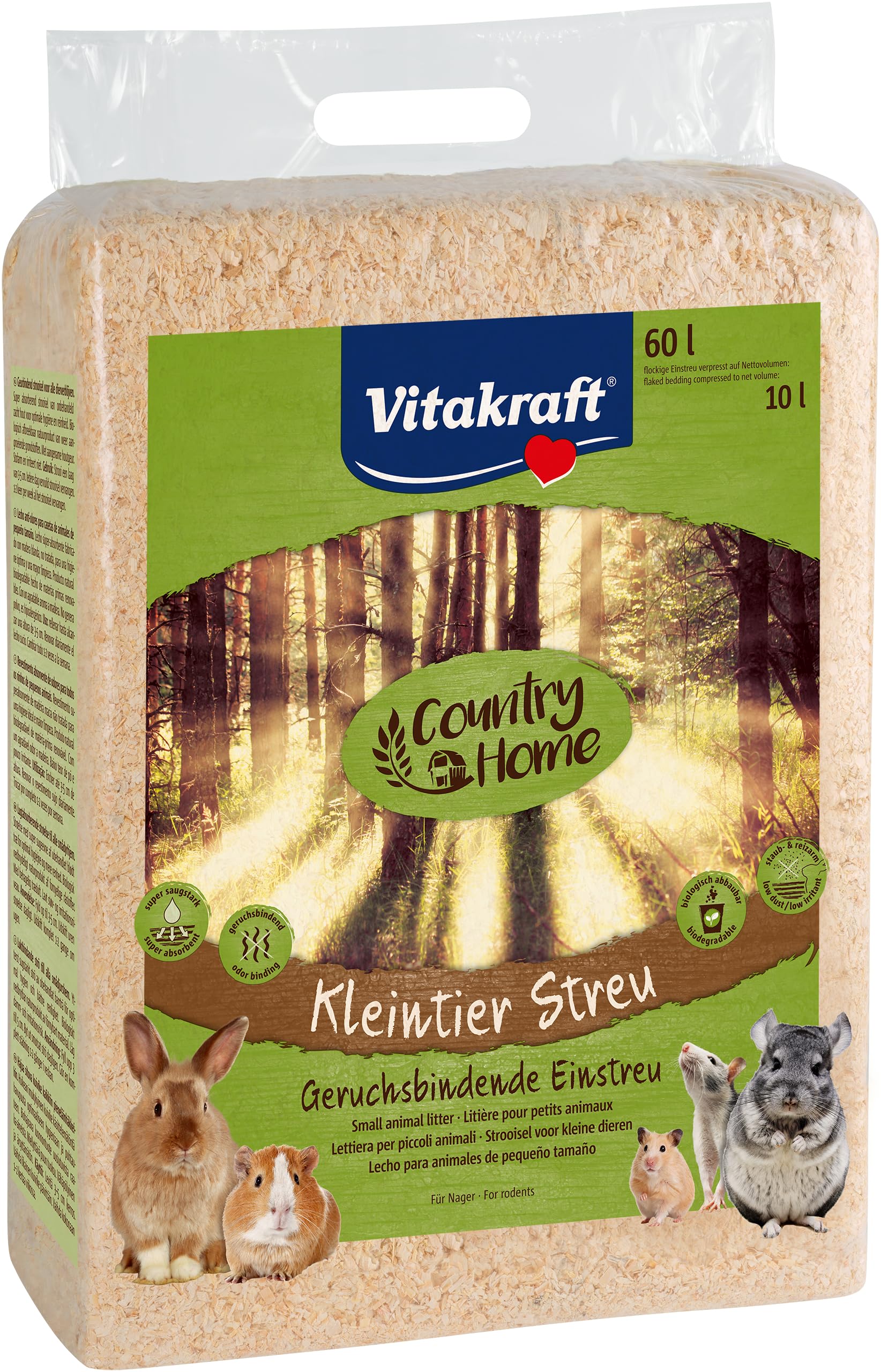 Vitakraft 25036 Bedding for Rodents 60 L