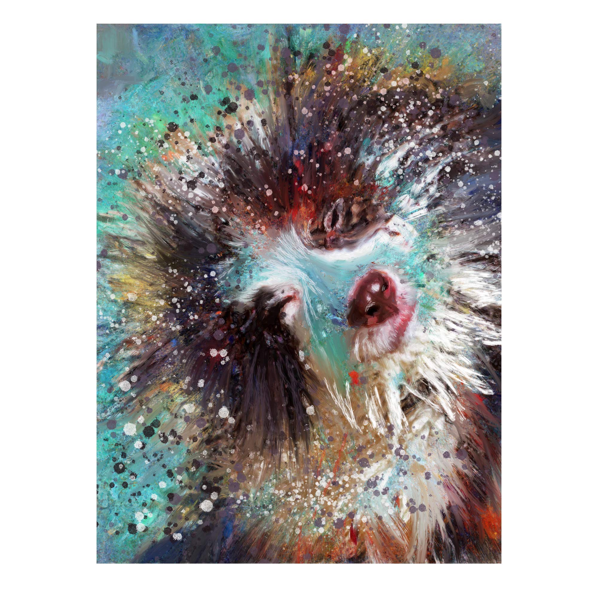 Border Collie Wall Art Print, Dog Picture, Home Decor — image 1