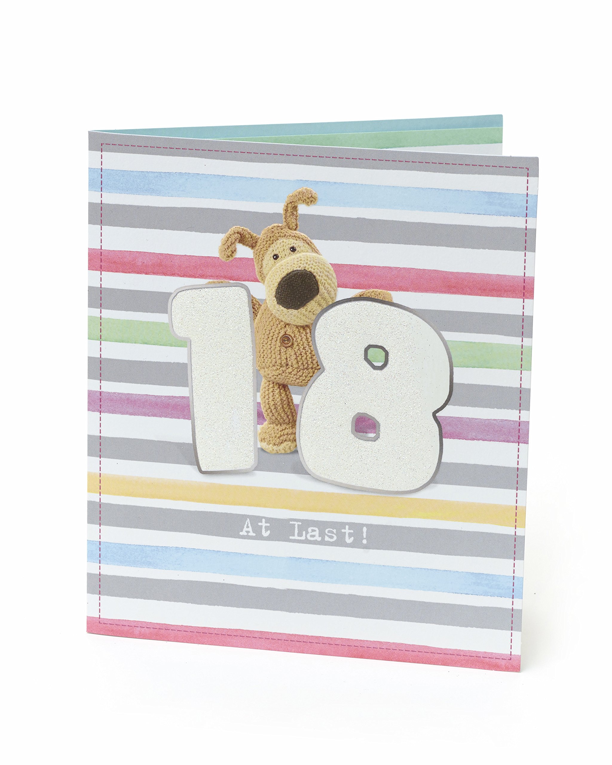 Boofle 18th Birthday Card - Age 18 Birthday Card - 18th Birthday Gifts for Girls - Idea Gift Card for Her - Birthday Gifts for Her - Boofle Birthday Card - Boofle Gifts