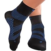TechWare Pro Plantar Fasciitis Socks - Ankle Compression Socks for Women & Men. Achilles Tendonitis Brace & Foot Arch Support
