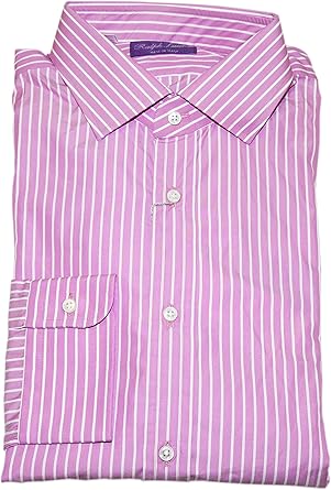 purple striped dress shirt