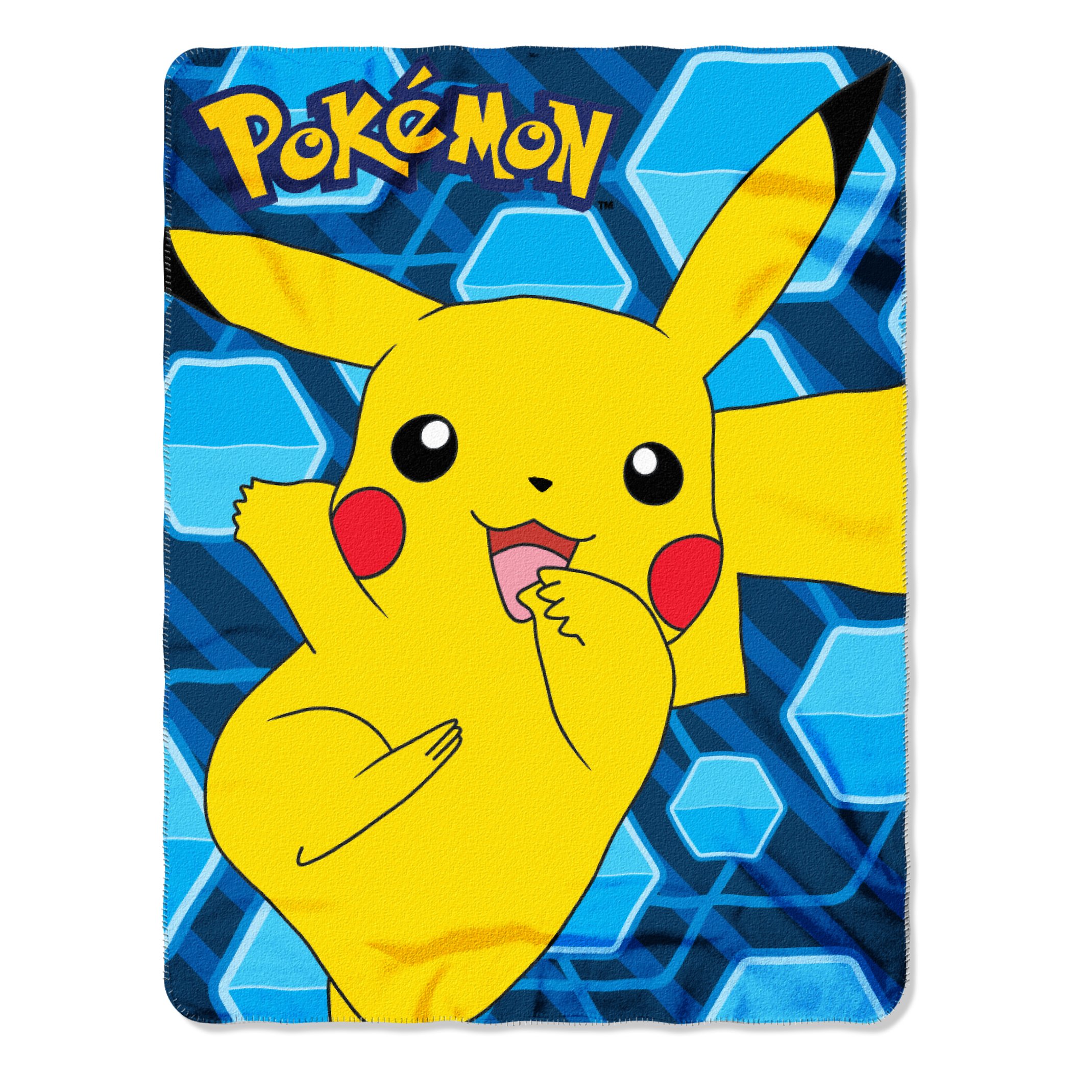 Pokmon "Pikachu" Fleece Throw Blanket, 45 x 60inches 691044686765 eBay