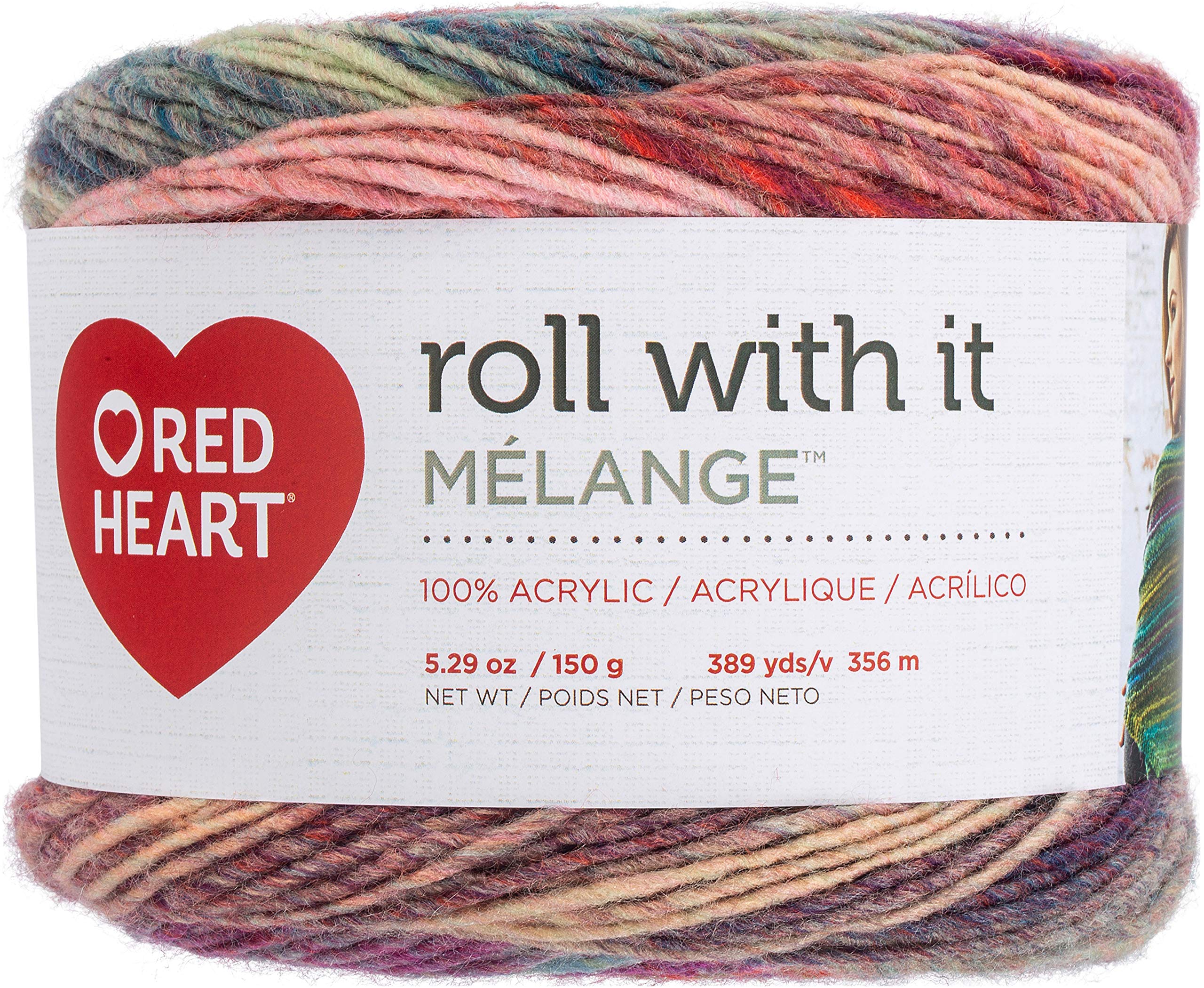 Red Heart Yarn ROLL W/IT MELNG Hollywood, One Size