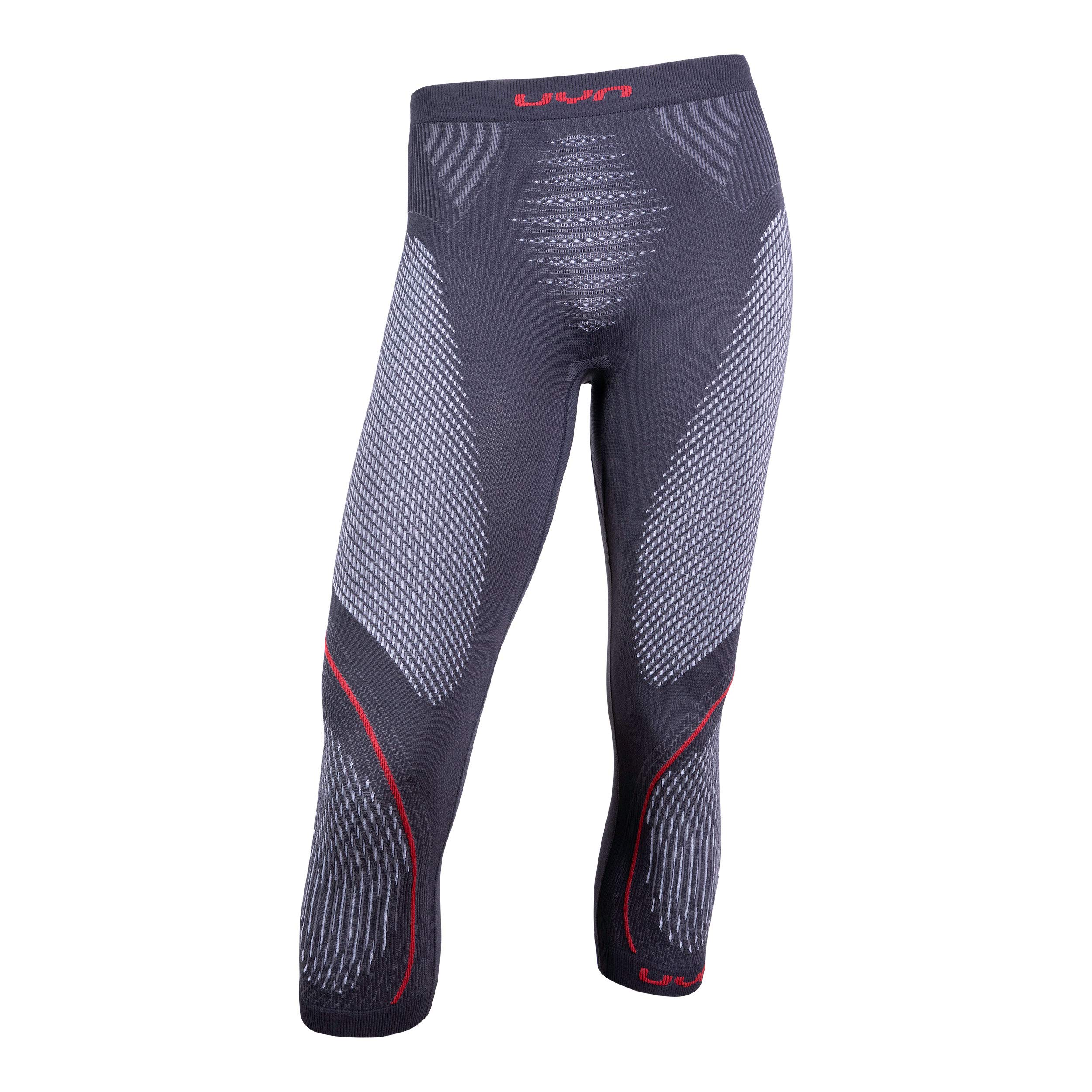 UYN U100045 EVOLUTYON UW MEDIUM Pants Men's Charcoal/White/Red XL