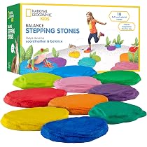 Tremplins pour Enfants - Pierres d'équilibre antidérapantes pour