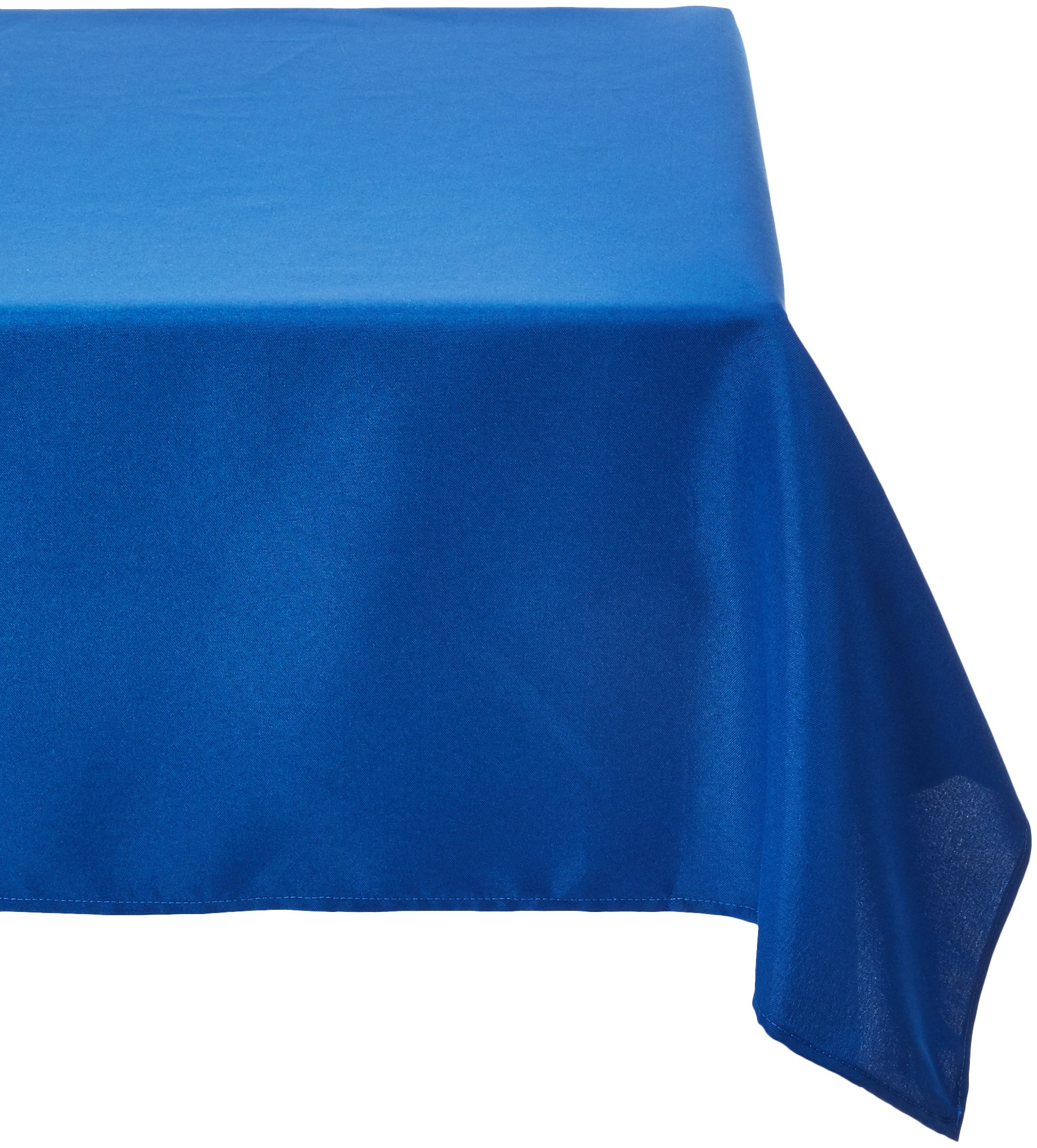 LinenTablecloth 70Inch Square Polyester Tablecloth Royal Blue Free