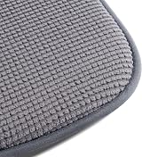 TANYOO Set of 2 Memory Foam Chair Cushions Non Slip Grey 15 x 16 in view 4