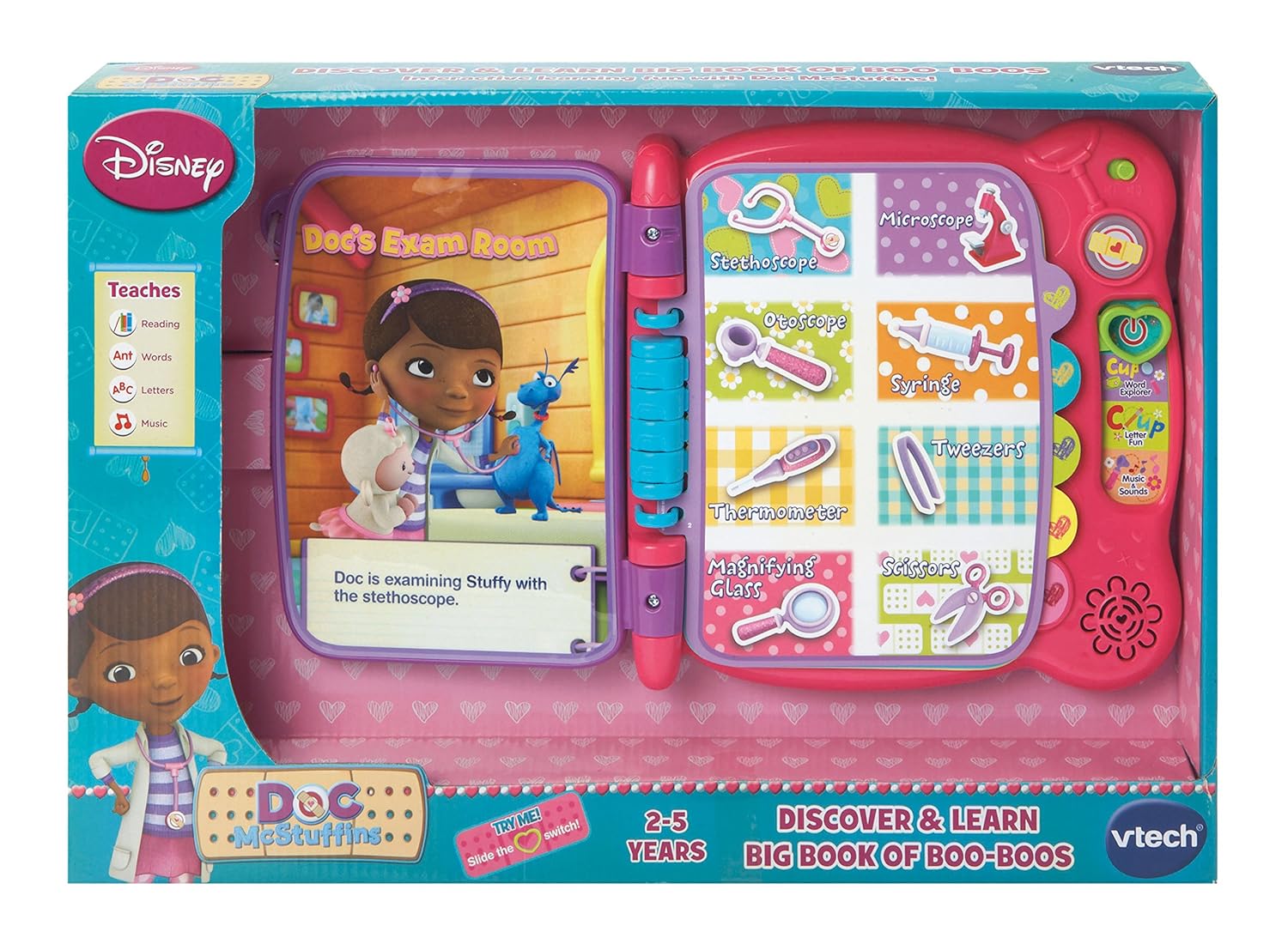 Disney VTech Doc BooBoos of Book Big Learn and Discover