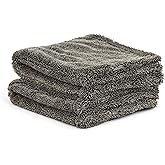 Griot's Garage PFM Ultrafast Edgeless Towels for Car Cleaning and Detailing, Hyper-Absorbent, Scratch-Free, Compact, 16” x 16